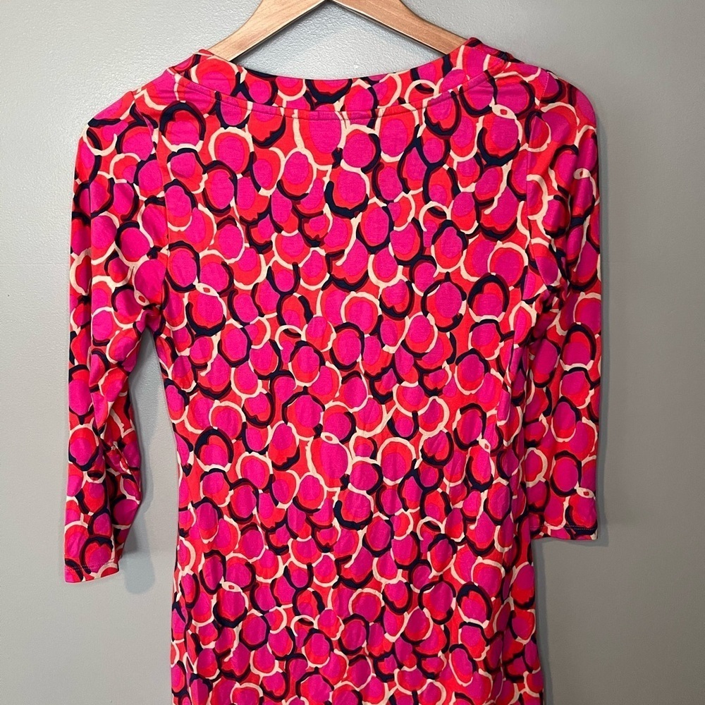 Boden Geometric Print Jersey Dress - Picture 8 of 11